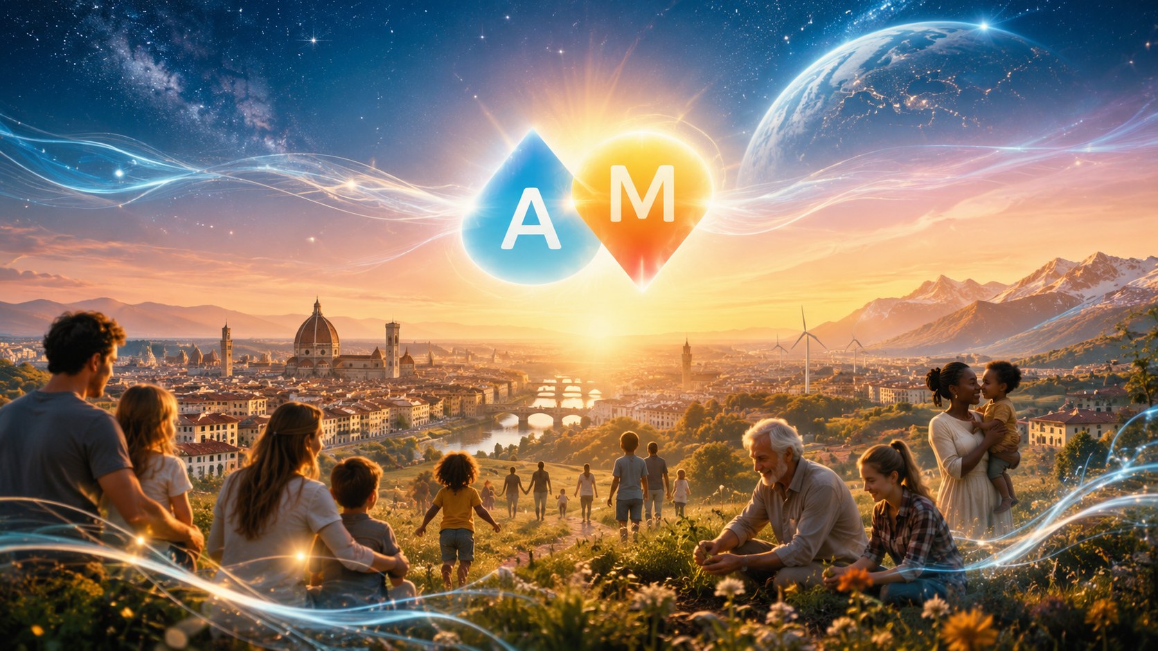 Nova zavest Evrope in planeta — družine, otroci, narava in simbol Alma Meeo